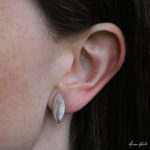 M_Hanid_Leaf Earrings Silver