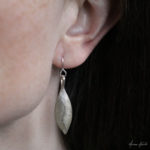 M_Hanid_Long_Leaf_Earrings_Silver